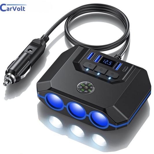 CarVolt - Adaptateur Allume cigare 7 en 1